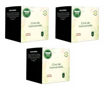 Imagem de Chá de hamamelis virginiana em Sachês Kit 3cx Natural