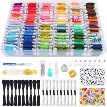 Imagem de Kit de cordas para pulseira Friendship VICOVI com fio dental de 110 co