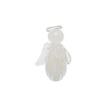 Imagem de Mini Anjo Uriel Murano G (10 cm)  - Cristais Labone, Branco