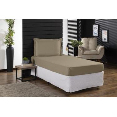 Imagem de Jogo De Lençol Roupa De Cama Solteiro 2 Peças Com Aba - Riffo Store, F