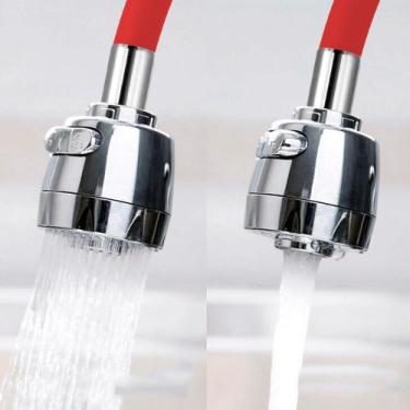 Imagem de Torneira Gourmet Filtro Cozinha Vermelha Flexível 1/4 de Volta Slim Pa