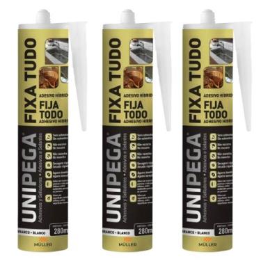 Imagem de Cola Fixa Tudo Espelho Cuba Madeira 400g Unipega - 3 unid