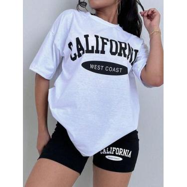 Imagem de Conjunto feminino academia esportivo camisa e short confortavel zero t