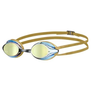 Imagem de ARENA Óculos de natação antiembaçamento Versus Mirror para homens e mulheres, cobre vermelho/dourado