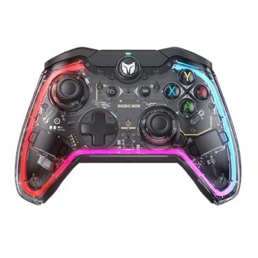 Imagem de PC Gaming Controller,BIGBIG WON Nintendo Switch pro Controller for tears of the kingdom Game,6-Axis Gyro,one key Wake-up,Turbo,Dual Shock,Custom Buttons,RGB Light for PC Windows10&11/Switch OLED/Lite