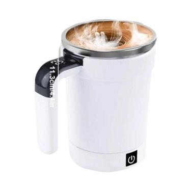 Imagem de Caneca Elétrica de Café com Agitação Automática - 380ml - Recarregável