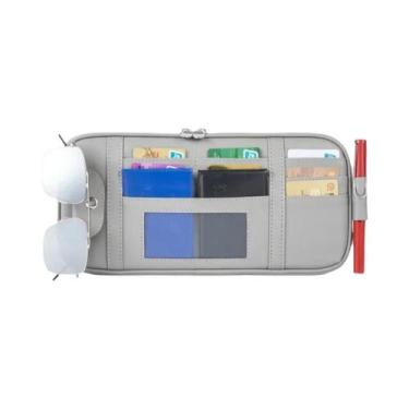 Imagem de Universal Auto Viseira De Sol Organizador Caixa Armazenamento Óculos D