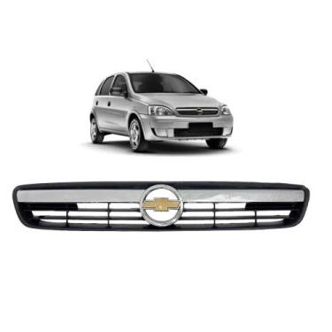 Imagem de Grade Radiador Preto e Cromada Corsa/Montana 2003 a 2012 - G Component