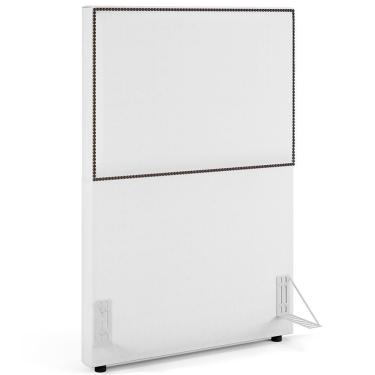 Imagem de Cabeceira Box Solteiro Com Tachas 100 Cm Facto Branco