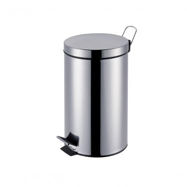 Imagem de Lixeira Pedal Inox Agata 12L 32X25X39,5Cm 008223