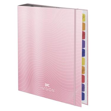 Imagem de Fichário Universitário Vision Com Elástico 46 Folhas Dac Rosa