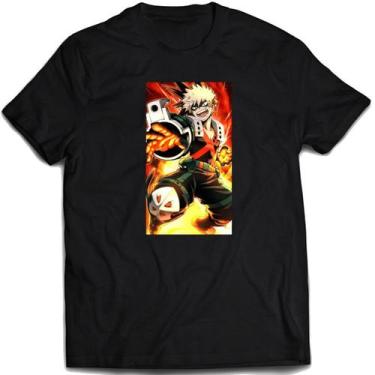 Imagem de Camiseta Katsuki Bakugou My hero Academia Mangá anime - Mago das Camis