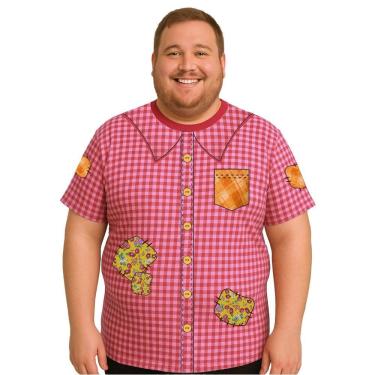 Imagem de Camiseta Manga Curta Festa Junina Tamanho Especial Plus Size