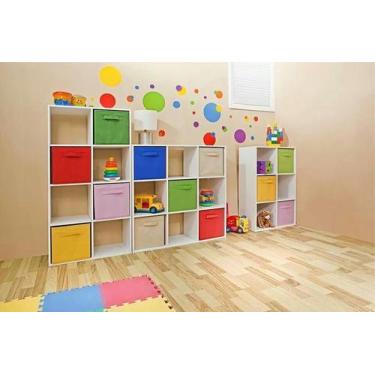 Imagem de Estante Colmeia Organizadora Modular de Brinquedos Infantil 100% MDF -