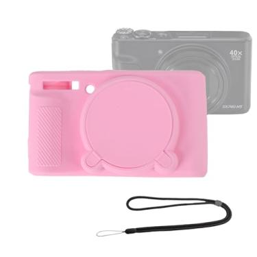 Imagem de Ngaantyun Capa De Silicone Para Câmera Sx740, Borracha Câmeras Canon Powershot Sx730 Hs, Acessórios Câmera, Corpo Com Alça Mão E Pescoço, Cordão