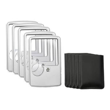 Imagem de OIIBWQ Lupa de cartão com dupla ampliação e luz, lupa portátil 3X 6X para contratos domésticos, leitura, viagens e artesanato