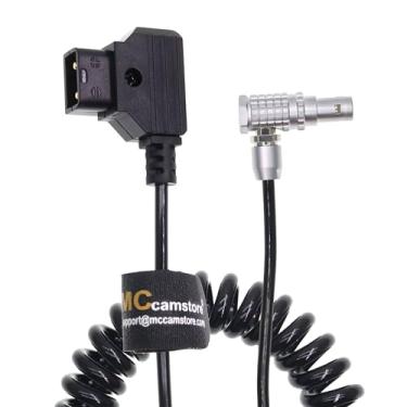 Imagem de Cabo de alimentação macho de 2 pinos para D-TAP Teradek Bond Blackmagic Pyxis Bond SmallHD Z Cam E2 ARRI RED DJI-Ronin TILTA Paralinx Preston Transvideo Offhollywood Switronix (ângulo de 2 pinos, cabo