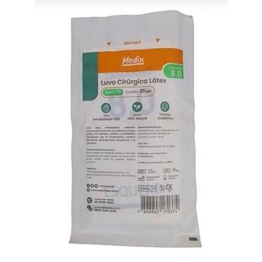 Imagem de Luva cirurgica latex s po tam 8.0 par 9459 -medix