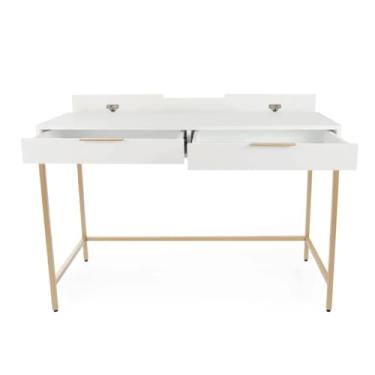 Imagem de Escrivaninha Square 2 Gavetas Branca