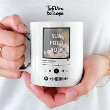 Imagem de Caneca Personalizada Spotify - Tudo Vira Estampa