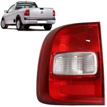 Imagem de Lanterna Traseira Saveiro G5 G6 2009 a 2016 Bicolor Rubi - JCV, Esquer