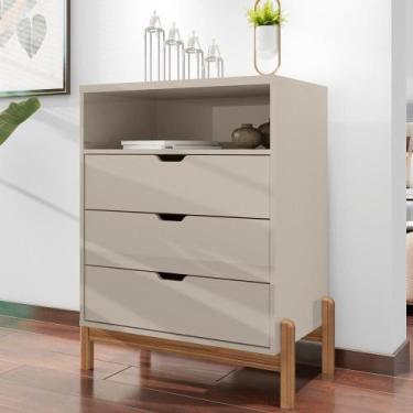 Imagem de Cômoda Stilus 3 Gavetas Off White - CASA H