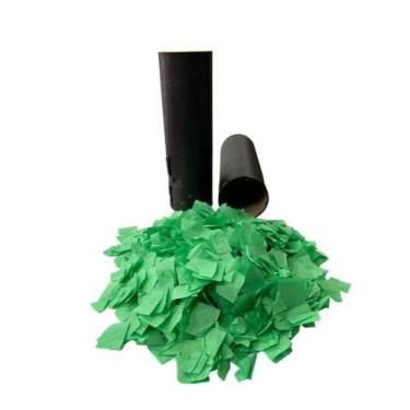 Imagem de Canhão de papel picado seda e metalizado - IL DISTRIBUIÇÃO LTDA, VERDE