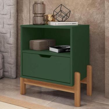 Imagem de Mesa de Cabeceira Nice Verde Oliva - CASA H