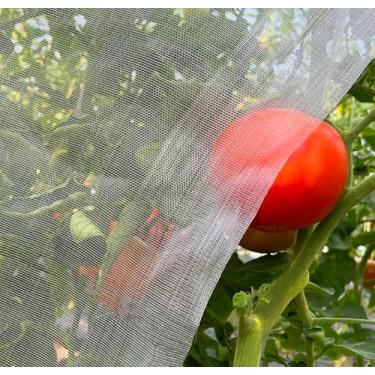Imagem de Rede de jardim, rede de insetos ultrafina de 3,5 x 50,8 cm para plantas árvores e legumes, rede de proteção de malha frutas flores culturas de linha de estufa cobre canteiros elevados rede de barreira de tela de insetos