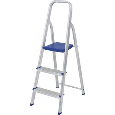Imagem de Escada Doméstica em Alumínio 3 Degraus Mor