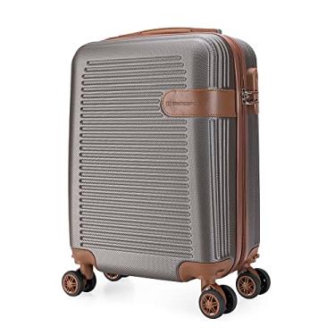 Imagem de Mala de Viagem Swissport ABS Resistente Rodas 360° (Café)