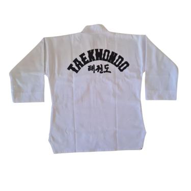 Imagem de Dobok Kimono Taekwondo - Brim Leve - Branco Infantil Homologado (M1)