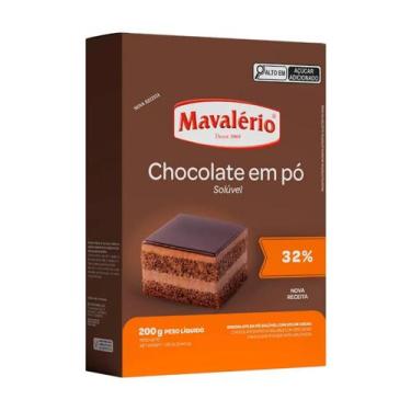 Imagem de Chocolate em pó solúvel 32 cacau 200g mavalério