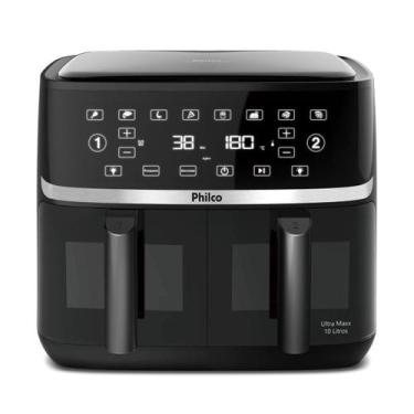 Imagem de Air Fryer Philco 10L Cesto Duplo 2000W PAF10A, Preto, 110 V