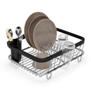 Imagem de Escorredor de Louça de Aço Inox Umbra Preto 48X29X14CM