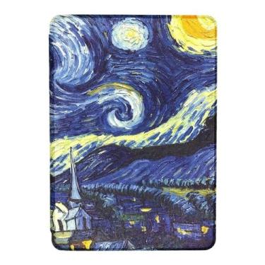 Imagem de Capa Case Kindle 11ª Geração 2022 6 C2v2l3 + Película DM ACESSÓRIOS (NOITE ESTRELADA)