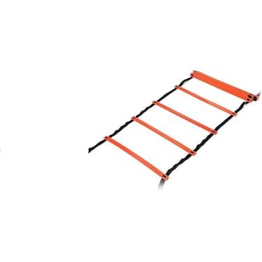 Imagem de Escadas De Velocidade Speed Agility Fitness Training Ladder Footwork Equipamento Esportivo Com Bolsa De Transporte, red, 26ft/16rungs