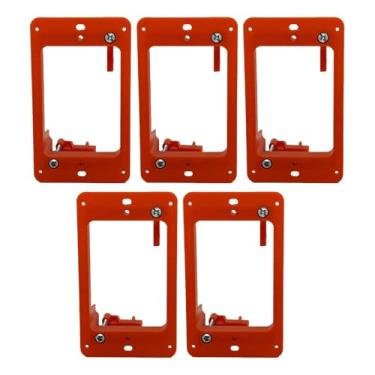 Imagem de KiBcsLic 5 peças de suportes de montagem de baixa tensão, estrutura de montagem de instalação, 1 suporte de painel de gangue para trabalho antigo através de