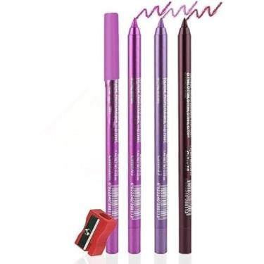 Imagem de Fato de lápis de delineador flash de gel colorido, 3 canetas de delineador de olhos, caneta de delineador de olhos impermeável, sombra de olhos, sobrancelha, lápis de olhos (05# 13#+18#)