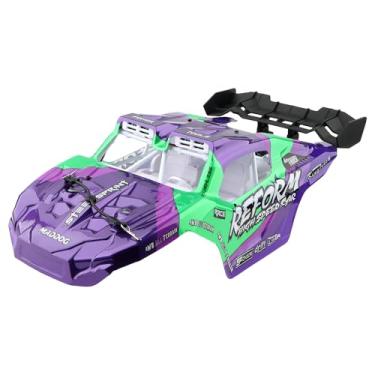 Imagem de GDOOL 9005E RC Car Shell Body Cover PX9000-04 RC Car Accessories Spare Parts for 9003E 9005E 1:14 Scale RC Cars Trucks Vehicle Crawler(Purple)