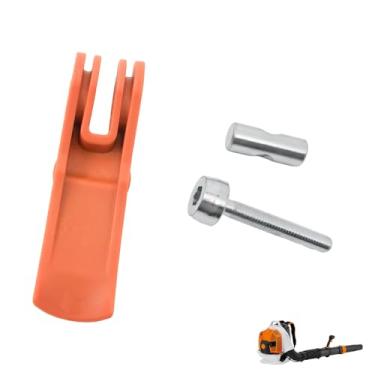Imagem de 4282-740-5300 Conjunto de braçadeira de alavanca de parafuso compatível com sopradores de folha STIHL BR450, BR450C, BR500, BR550, BR600, BR700, BR800, BR800X