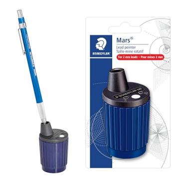 Imagem de Apontador Staedtler 502 BK A6 Mars, para grafite de 2 mm, azul
