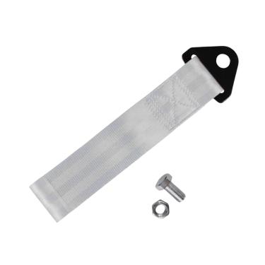 Imagem de Kit Tow Strap Fita Cinta Reboque Engate Universal Estilo BR