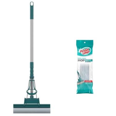 Imagem de Kit Mop Limpeza Geral Plus Rodo PVA Mágico MOP7671 + 1 Refil RMOP7671