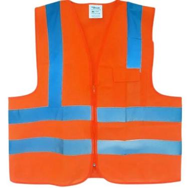 Imagem de Colete Refletivo Classe 2 com 1 Bolso Sinalização Transito Plastcor, X