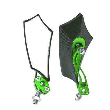 Imagem de ESUPPORT Verde Universal Motocicleta Motocicleta 8 mm 10 mm Espelho Lateral Retrovisor ATV Scooter Bicicleta Esporte