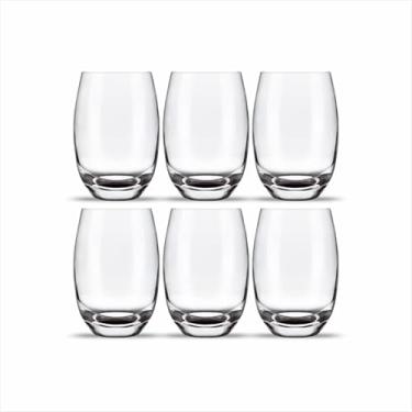 Imagem de Jogo 6 Copos de Vidro Luxo 465ml - Elegância e Resistência para Todas as Bebidas e Ocasiões Vidro Grosso Premium Perfeito para Mesa Posta e Presente Inesquecível