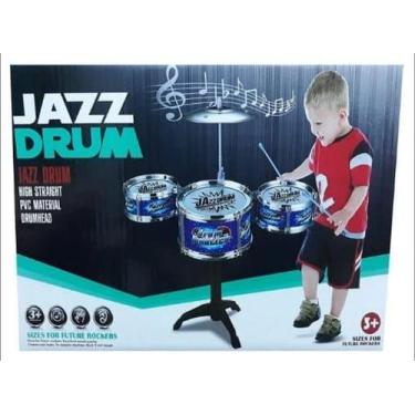 Imagem de Brinquedo Mini Bateria Musical Infantil Premium Unissex - Soberana Bri