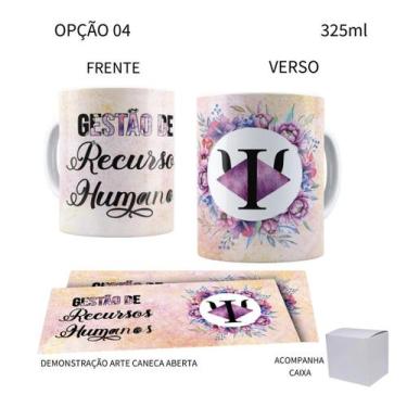 Imagem de Caneca 325ml Profissões RH Recursos Humanos - LARANJA E MIMOS
