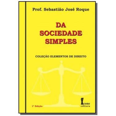 Imagem de Sociedade simples da   colecao elementos do direit - Icone - Ícone